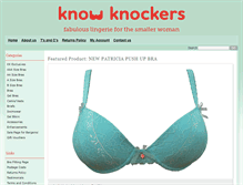 Tablet Screenshot of knowknockers.co.uk